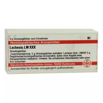 LACHESIS LM XXX Globules, 5 g LACHESIS LM XXX Globules, 5 g