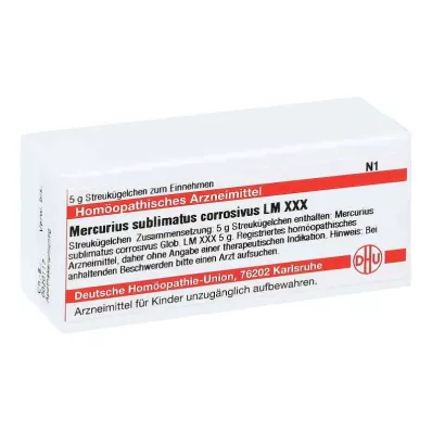 MERCURIUS SUBLIMATUS corrosivus LM XXX globules, 5 g MERCURIUS SUBLIMATUS corrosivus LM XXX globules, 5 g