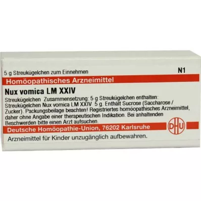 NUX VOMICA LM XXIV Globules, 5 g