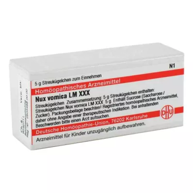 NUX VOMICA LM XXX Globules, 5 g NUX VOMICA LM XXX Globules, 5 g