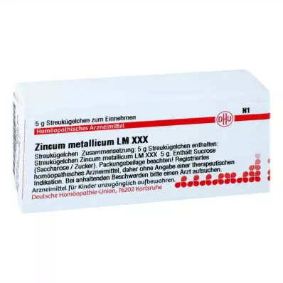 ZINCUM METALLICUM LM XXX Globules, 5 g ZINCUM METALLICUM LM XXX Globules, 5 g