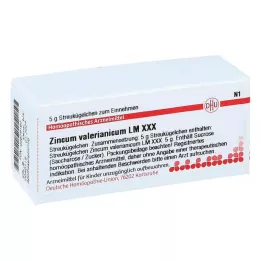 ZINCUM VALERIANICUM LM XXX Globules, 5 g