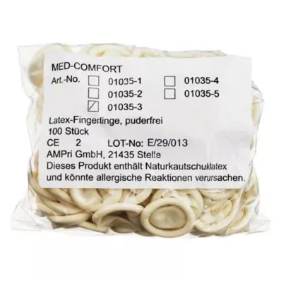 FINGERLING Latekss OP 3 izmērs, 100 gab FINGERLING Latekss OP 3 izmērs, 100 gab