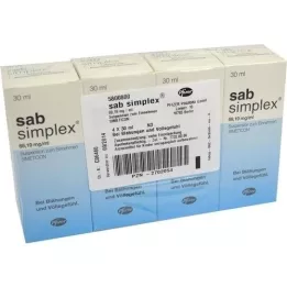 SAB simplex perorālā suspensija, 4X30 ml