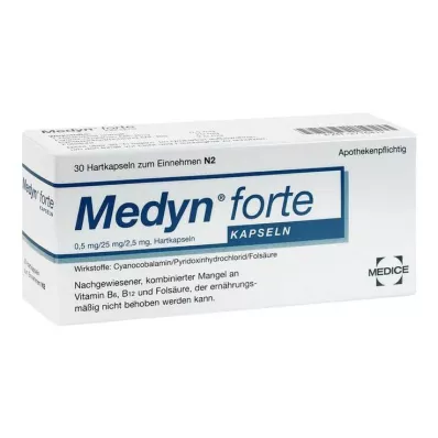 MEDYN forte kapsulas, 30 gab MEDYN forte kapsulas, 30 gab