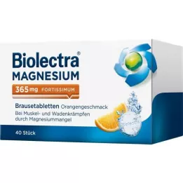 BIOLECTRA Magnijs 365 mg fortissimum Orange, 40 gab