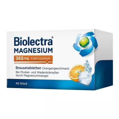 BIOLECTRA Magnijs 365 mg fortissimum Orange, 40 gab BIOLECTRA Magnijs 365 mg fortissimum Orange, 40 gab