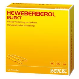 HEWEBERBEROL injekciju ampulas, 100 gab