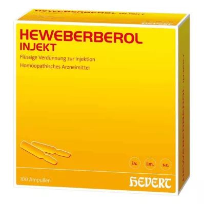 HEWEBERBEROL injekciju ampulas, 100 gab