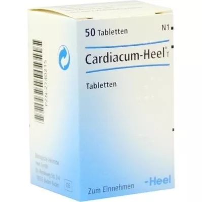 CARDIACUM Heel T tabletes, 50 gab