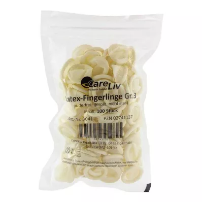 FINGERLING Latekss OP 3 izmērs, 100 gab