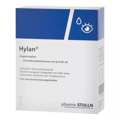HYLAN 0,65 ml acu pilieni, 60 gab