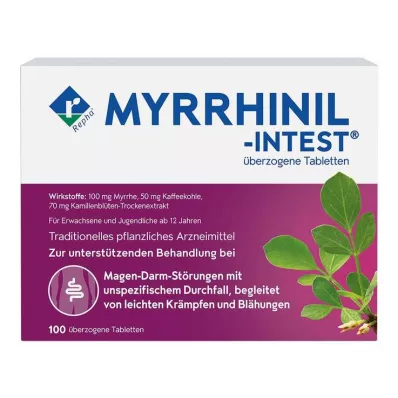 MYRRHINIL INTEST apvalkotās tabletes, 100 gab MYRRHINIL INTEST apvalkotās tabletes, 100 gab