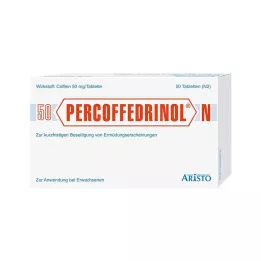 PERCOFFEDRINOL N 50 mg tabletes, 50 gab