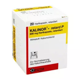 KALINOR retard P 600 mg cietās kapsulas, 20 gab