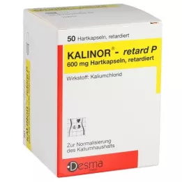 KALINOR retard P 600 mg cietās kapsulas, 50 gab