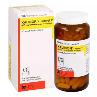 KALINOR retard P 600 mg cietās kapsulas, 100 gab