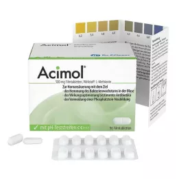 ACIMOL ar pH testa sloksnītēm apvalkotām tabletēm, 96 gab