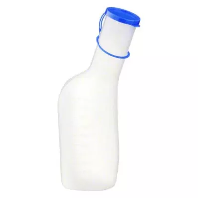 URINFLASCHE Plastmasas vīrietis 1 l v.vāciņš piena krāsā, 1 gab