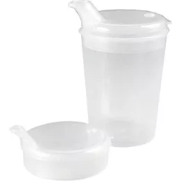 EINNEHMEBECHER bez roktura ar vāku 4 mm, piena krāsā, 1 gab