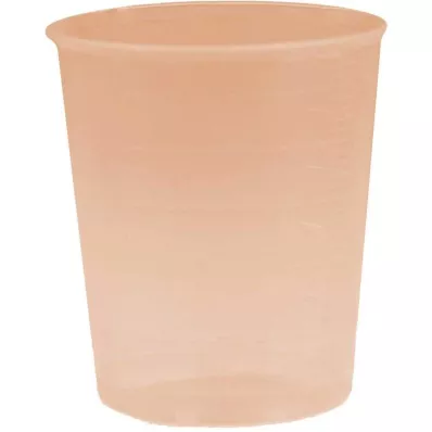 EINNEHMEGLAS Plastmasas 30 ml sarkans, 10 gab