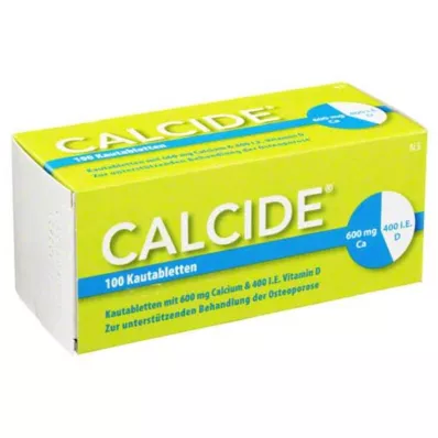 CALCIDE Košļājamās tabletes, 100 gab CALCIDE Košļājamās tabletes, 100 gab
