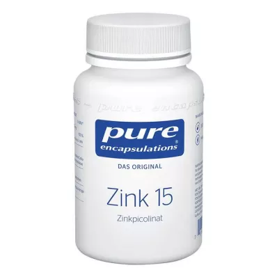 PURE ENCAPSULATIONS Cinka 15 cinka pikolināta kapsulas, 180 kapsulas PURE ENCAPSULATIONS Cinka 15 cinka pikolināta kapsulas, 180 kapsulas