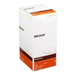 MELOLIN 10x10 cm sterili brūču pārsēji, 100 gab
