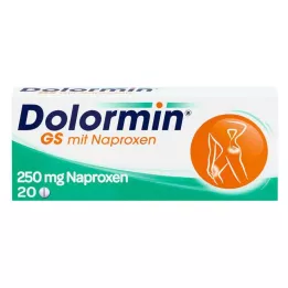 DOLORMIN GS ar naproksēna tabletēm, 20 gab