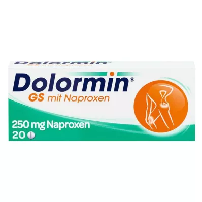 DOLORMIN GS ar naproksēna tabletēm, 20 gab