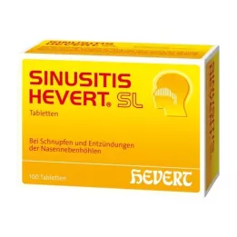 SINUSITIS HEVERT SL Tabletes, 100 gab