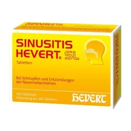SINUSITIS HEVERT SL Tabletes, 300 gab