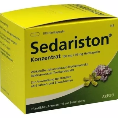 SEDARISTON Koncentrāta cietās kapsulas, 100 gab