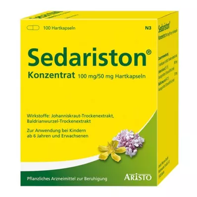 SEDARISTON Koncentrāta cietās kapsulas, 100 gab