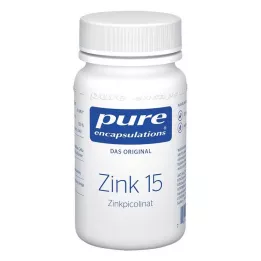 PURE ENCAPSULATIONS Cinka 15 cinka pikolināta kapsulas, 60 kapsulas