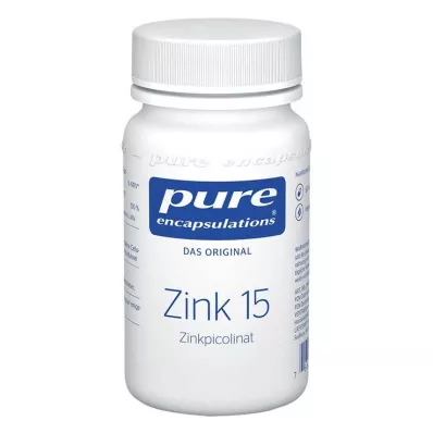 PURE ENCAPSULATIONS Cinka 15 cinka pikolināta kapsulas, 60 kapsulas