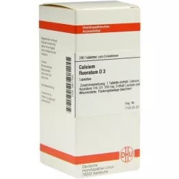 CALCIUM FLUORATUM D 3 tabletes, 200 kapsulas