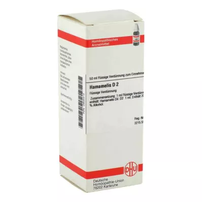 HAMAMELIS D 2 atšķaidījums, 50 ml HAMAMELIS D 2 atšķaidījums, 50 ml