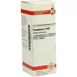 PHOSPHORUS D 200 atšķaidījums, 20 ml