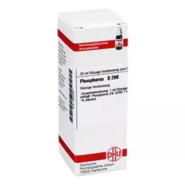 PHOSPHORUS D 200 atšķaidījums, 20 ml