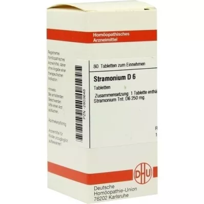 STRAMONIUM D 6 tabletes, 80 kapsulas