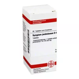 SYZYGIUM JAMBOLANUM D 4 tabletes, 80 kapsulas