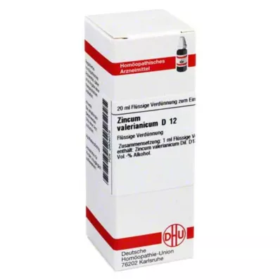 ZINCUM VALERIANICUM D 12 atšķaidījums, 20 ml ZINCUM VALERIANICUM D 12 atšķaidījums, 20 ml