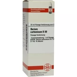 BARIUM CARBONICUM D 30 atšķaidījums, 20 ml