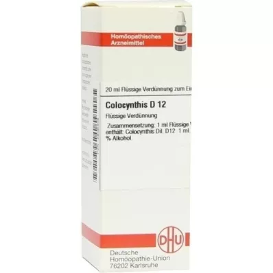 COLOCYNTHIS D 12 atšķaidījums, 20 ml