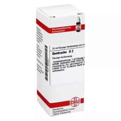 QUEBRACHO D 2 atšķaidījums, 20 ml QUEBRACHO D 2 atšķaidījums, 20 ml