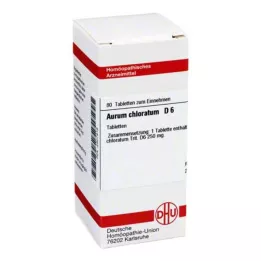AURUM CHLORATUM D 6 tabletes, 80 kapsulas