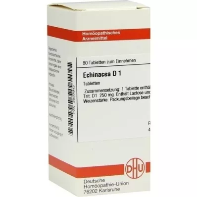 ECHINACEA HAB D 1 tabletes, 80 kapsulas