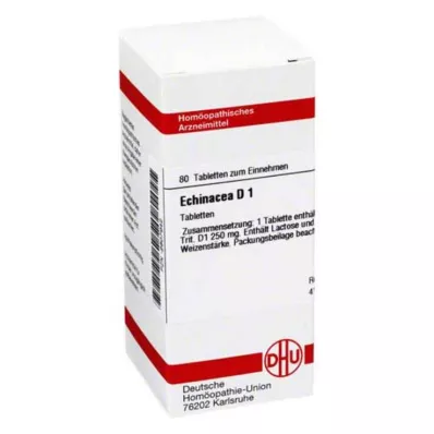 ECHINACEA HAB D 1 tabletes, 80 kapsulas