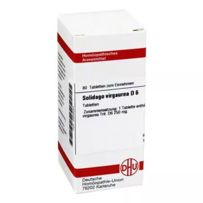 SOLIDAGO VIRGAUREA D 6 tabletes, 80 kapsulas SOLIDAGO VIRGAUREA D 6 tabletes, 80 kapsulas